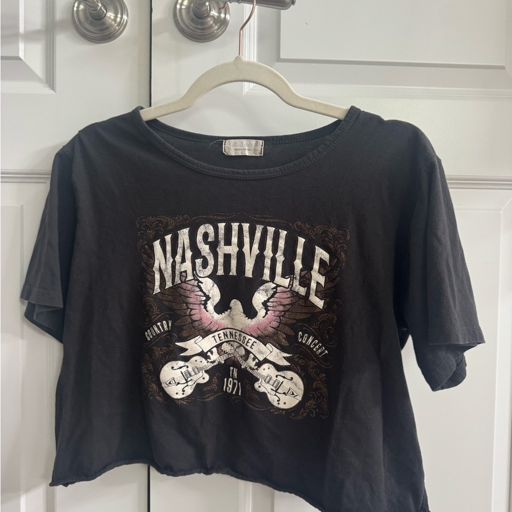 Altar'd State Black Nashville Graphic Tee